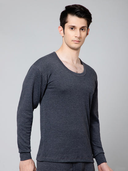 Cantabil Men Anthra Melange Thermal Top (7059044597899)