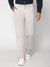 Cantabil Men Grey Cotton Blend Solid Regular Fit Casual Trouser (7113780658315)