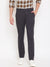 Cantabil Men Grey Cotton Blend Self Design Regular Fit Casual Trouser (7069484482699)