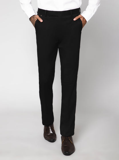 Cantabil Men Black Trouser (7113783148683)