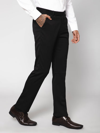 Cantabil Men Black Trouser (7113783148683)