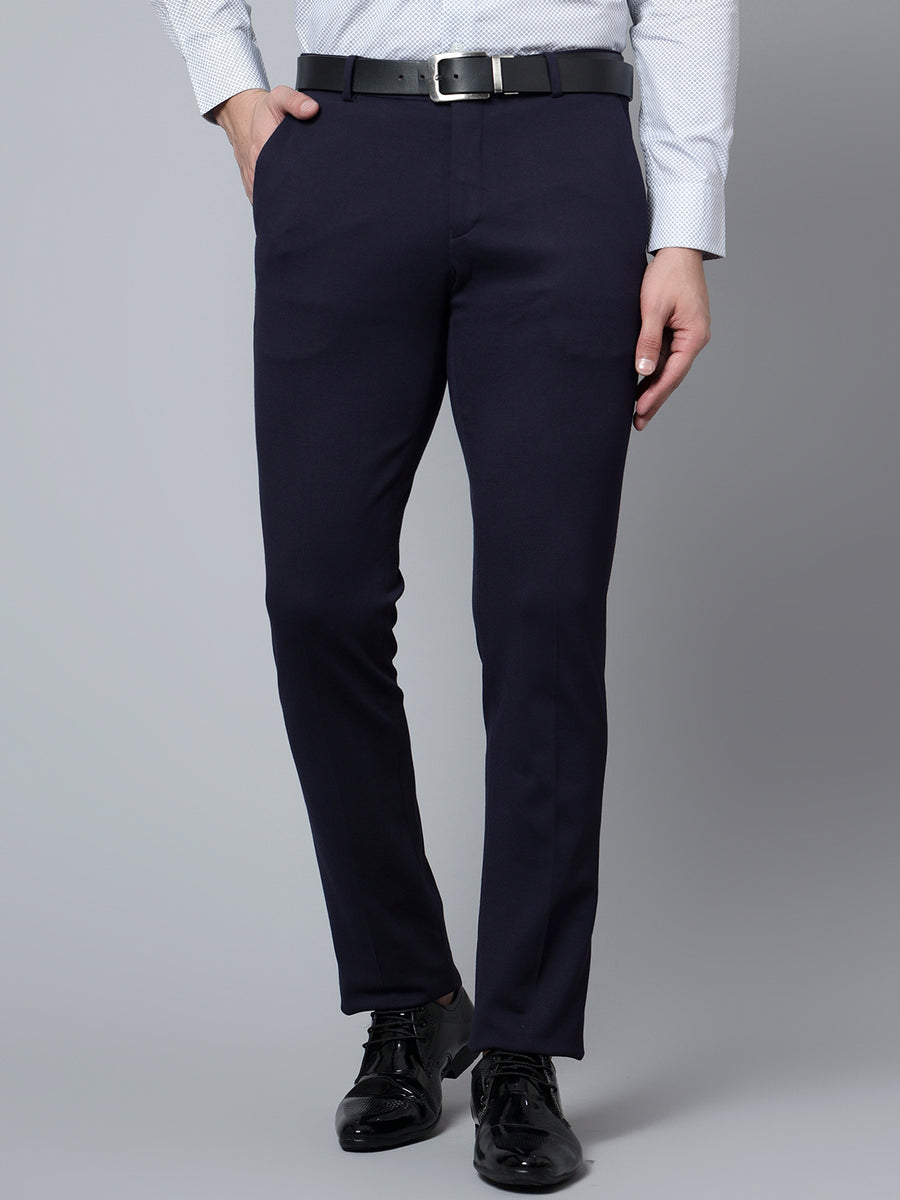 Cantabil Men Navy Trouser