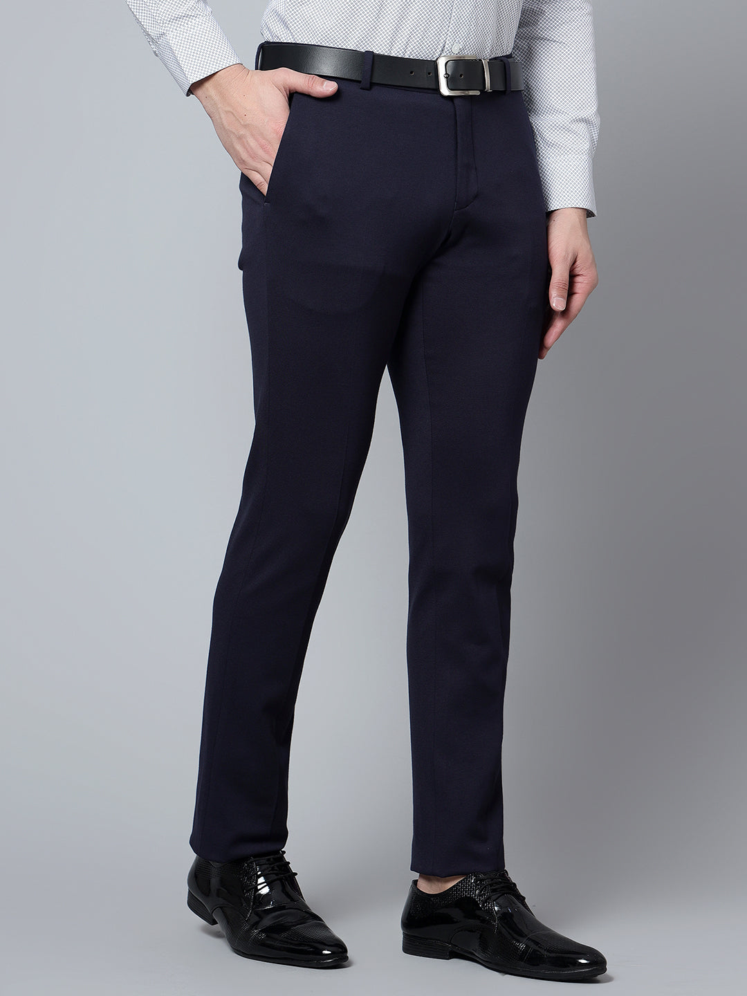 Cantabil Men Navy Trouser (7121320837259)