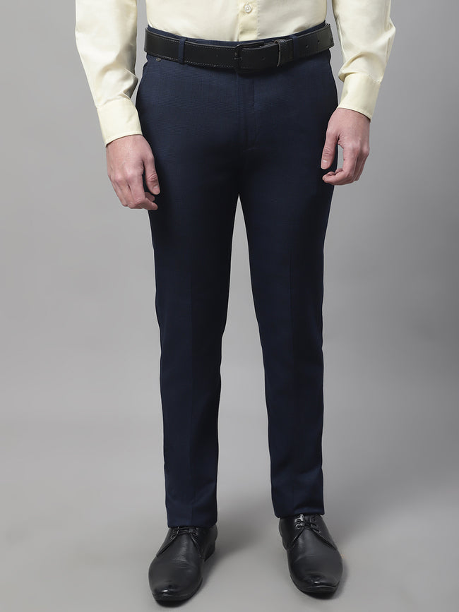 Buy Van Heusen Navy Trousers Online  746861  Van Heusen
