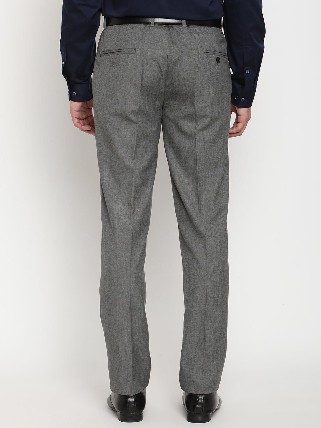 Cantabil Men's Grey Formal Trousers (6794638065803)