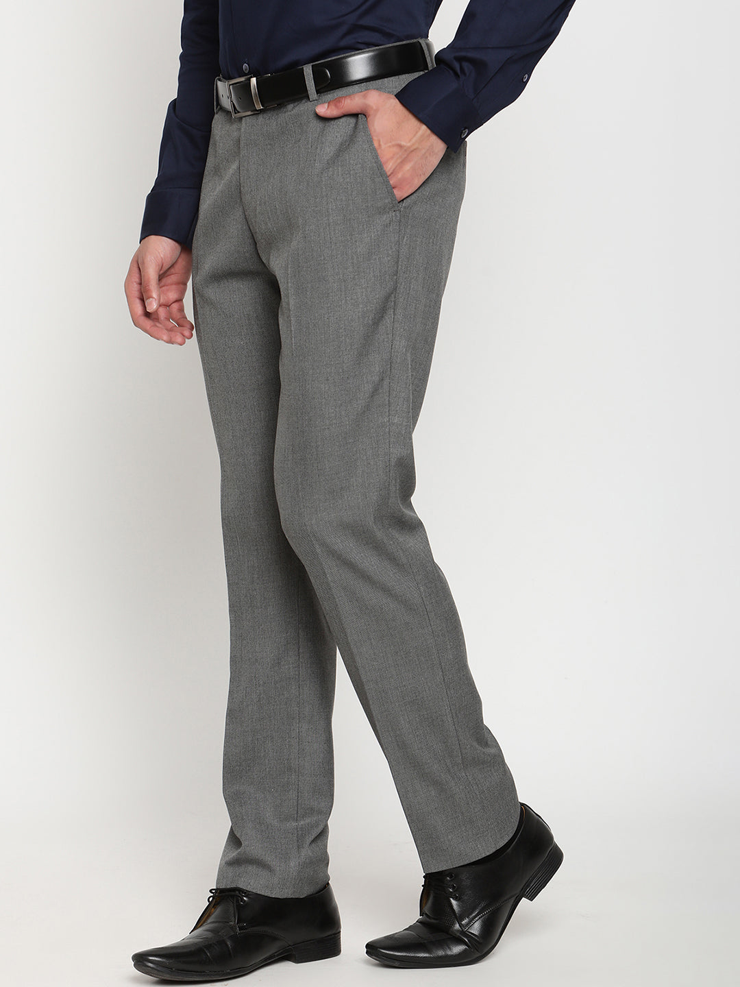 Charcoal Grey Slim Fit Trousers - Brand New – Richard Paul Menswear