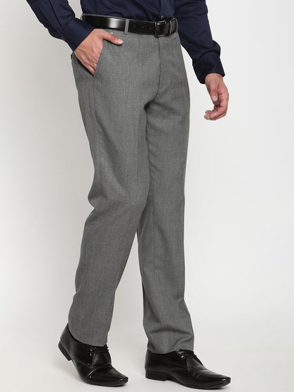 Cantabil Men's Grey Formal Trousers (6794638065803)