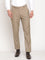 Cantabil Men's Beige Formal Trousers (6805927002251)