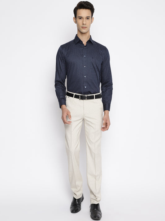Cantabil Men  Beige Trouser (7047328956555)