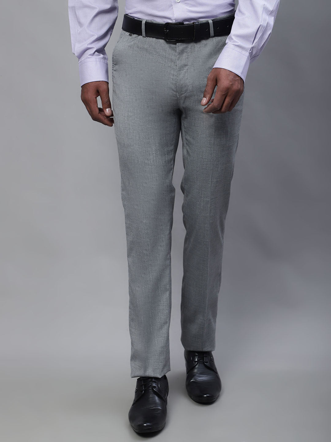 Buy Cantabil Men Black Regular Fit Formal Trouser (MTRF00056_Black_38) at  Amazon.in
