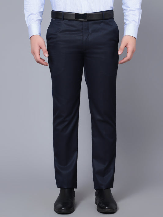 Cantabil Men Navy Trouser (7089823056011)
