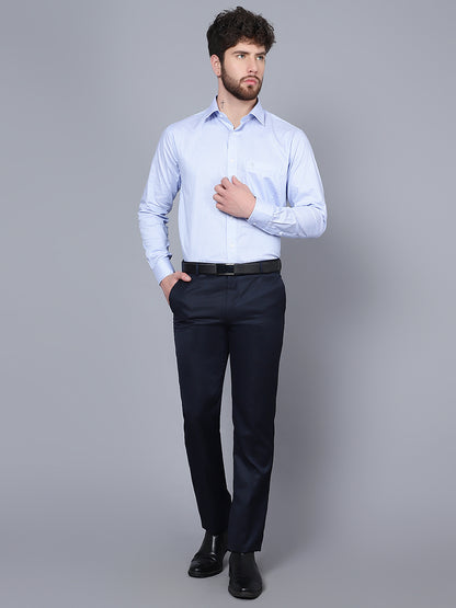 Cantabil Men Navy Trouser (7089823056011)