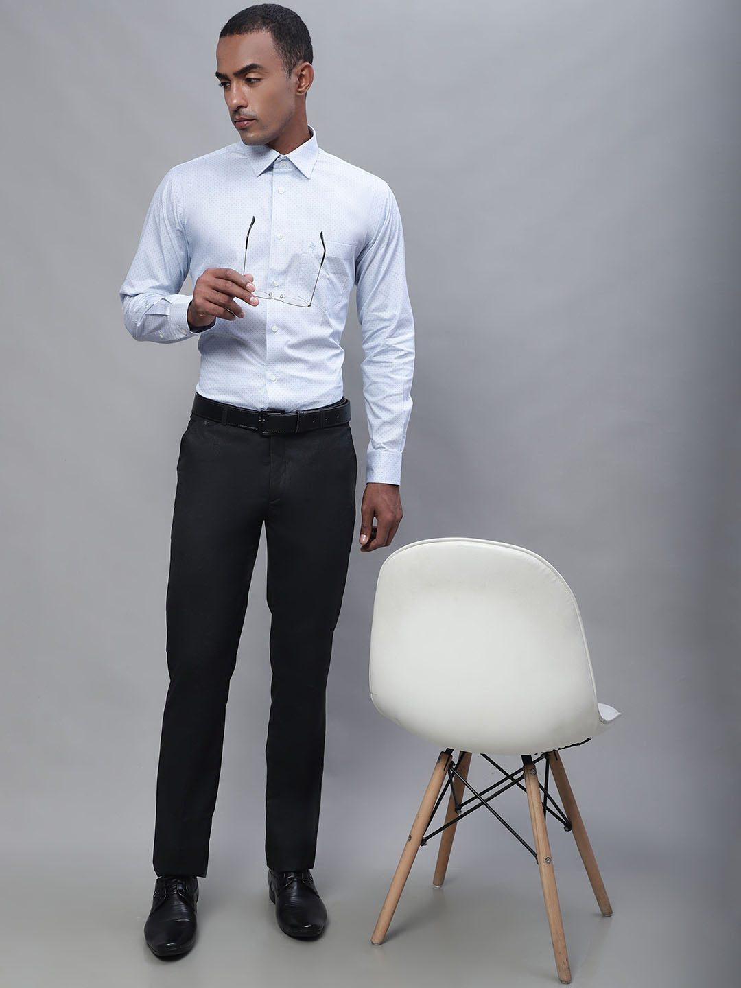 Cantabil Men Charcoal Trouser (7114274701451)