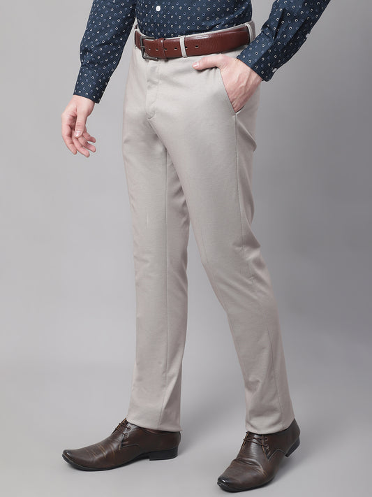 Cantabil Men's Fawn Trouser (7071198838923)
