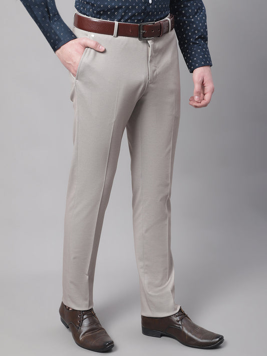 Cantabil Men's Fawn Trouser (7071198838923)