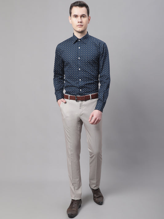 Cantabil Men's Fawn Trouser (7071198838923)
