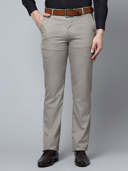 Cantabil Men Beige Trouser (7121324146827)