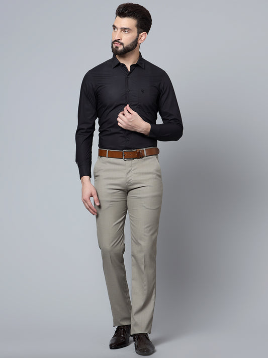 Cantabil Men Beige Trouser (7121324146827)