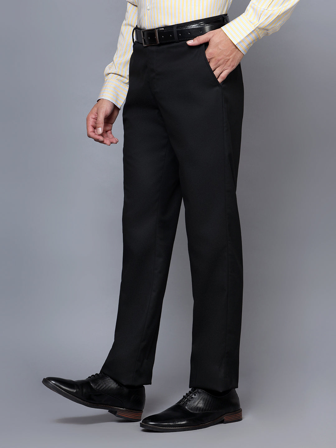 Buy Cantabil Men Beige Solid Formal Trousers Online at Best Prices in India  - JioMart.