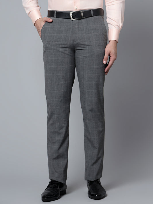 Cantabil Men Grey Trouser (7121324671115)