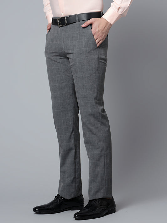 Cantabil Men Grey Trouser (7121324671115)