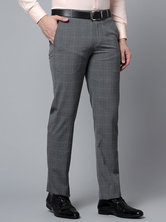 Cantabil Men Grey Trouser (7121324671115)