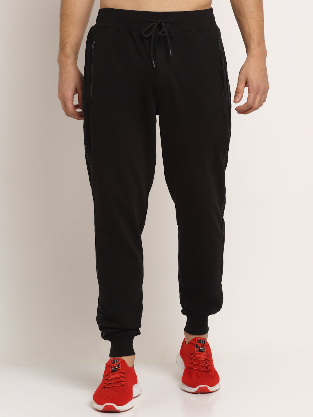 Cantabil Men's Black Track Pant (6699430183051)