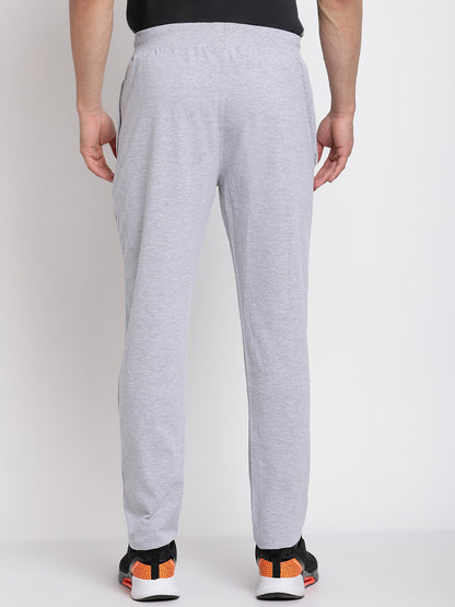 Cantabil Men's Grey Melange Track Pants (6769621270667)