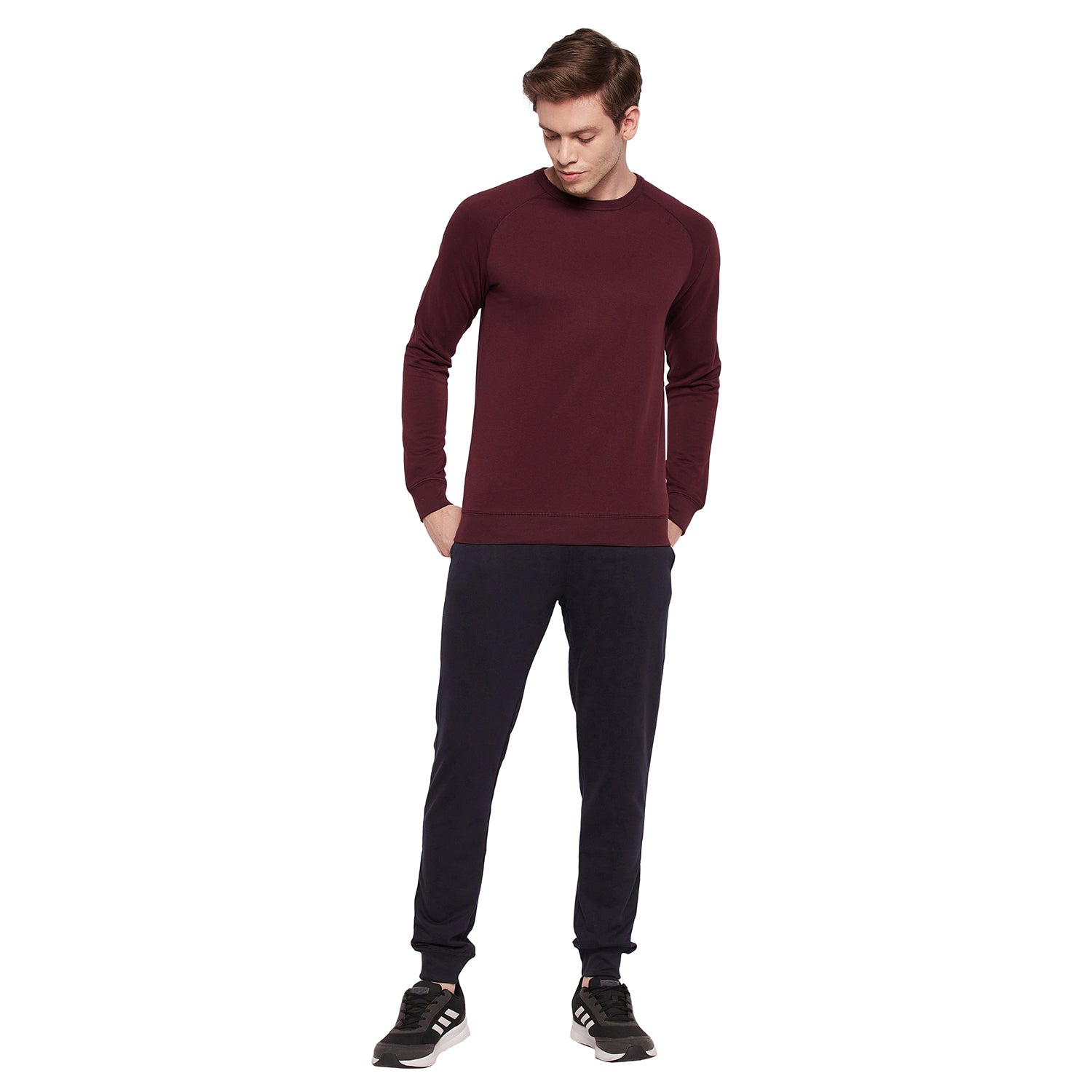 Cantabil Men Maroon Tracksuit (7057726374027)