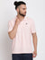 Cantabil Men's Light Pink T-Shirt (6768395157643)
