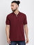 Cantabil Men's Burgundy T-Shirt (6768487497867)