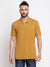 Cantabil Men's Mustard T-Shirt (6768500932747)