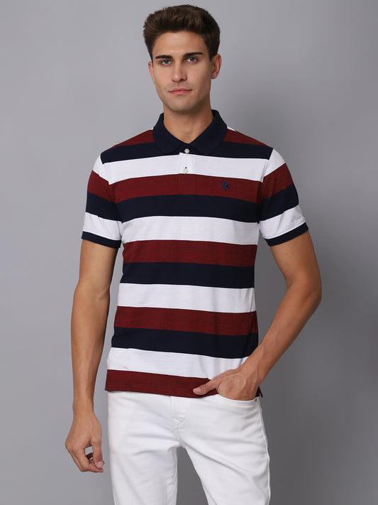 Cantabil Men's Maroon T-Shirt (6926200537227)