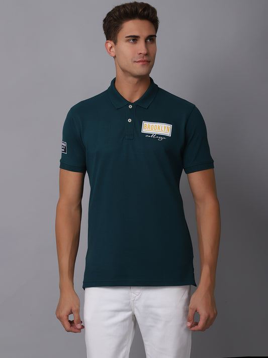 Cantabil Men's Teal T-Shirt (6925009256587)