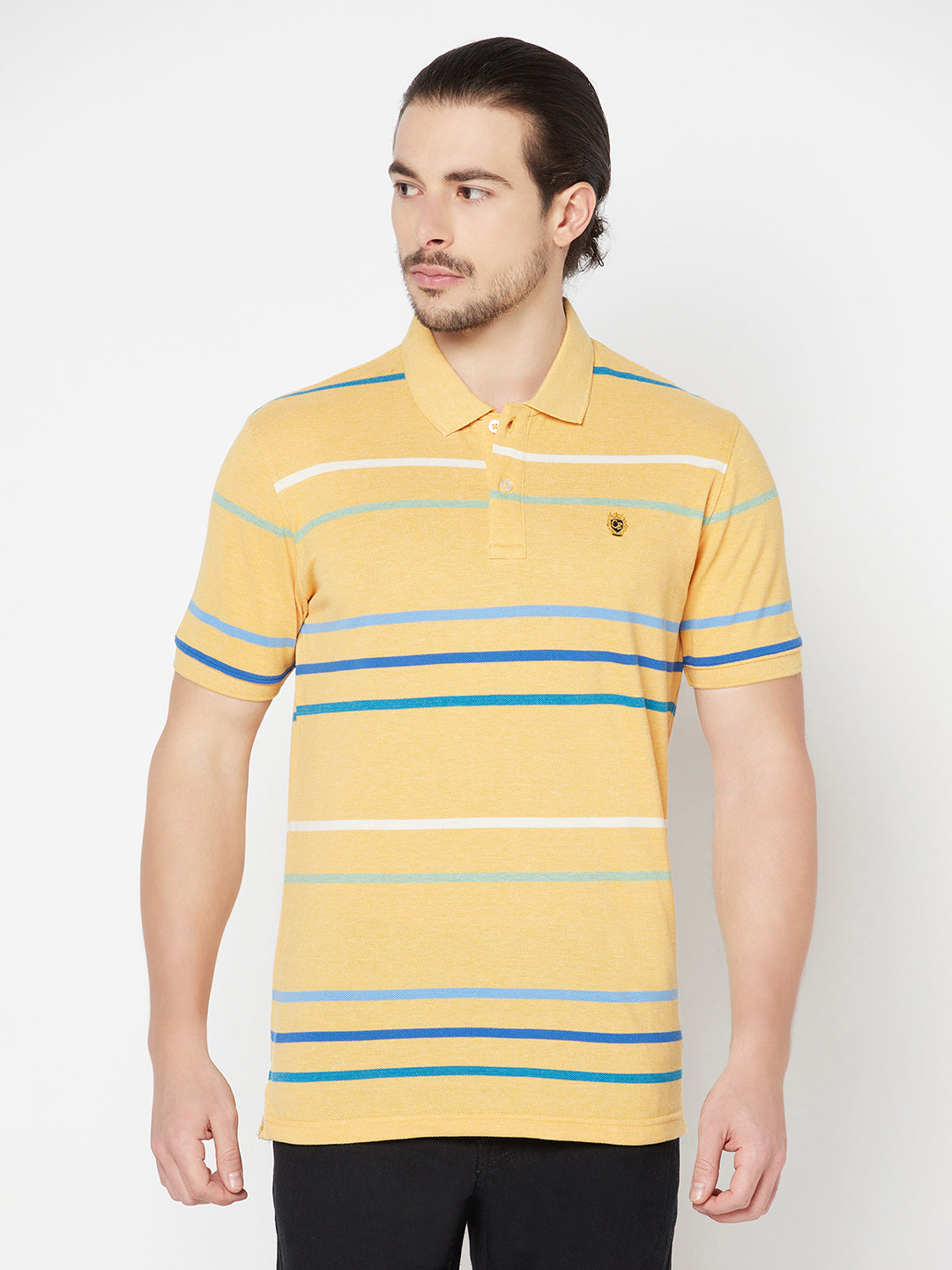 Cantabil Men's Yellow T-Shirt (6817130872971)