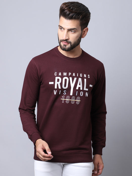 Cantabil Men's Maroon T-Shirt (7018746544267)