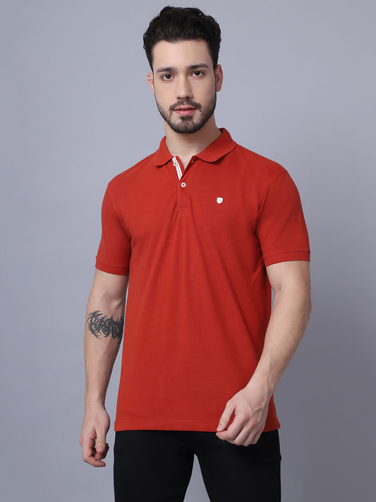 Cantabil Mens Rust T-Shirt (7048934588555)