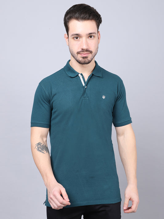 Cantabil Mens Teal T-Shirt (7048935243915)