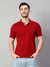 Cantabil Men Red T-Shirt (7113882140811)