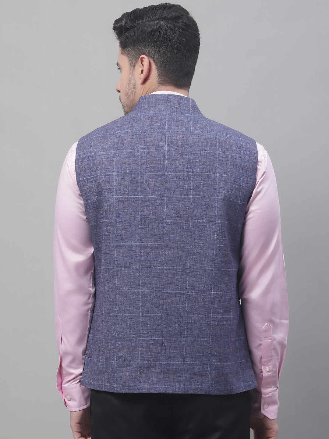 Cantabil Men Blue Waist Coat (7091662585995)