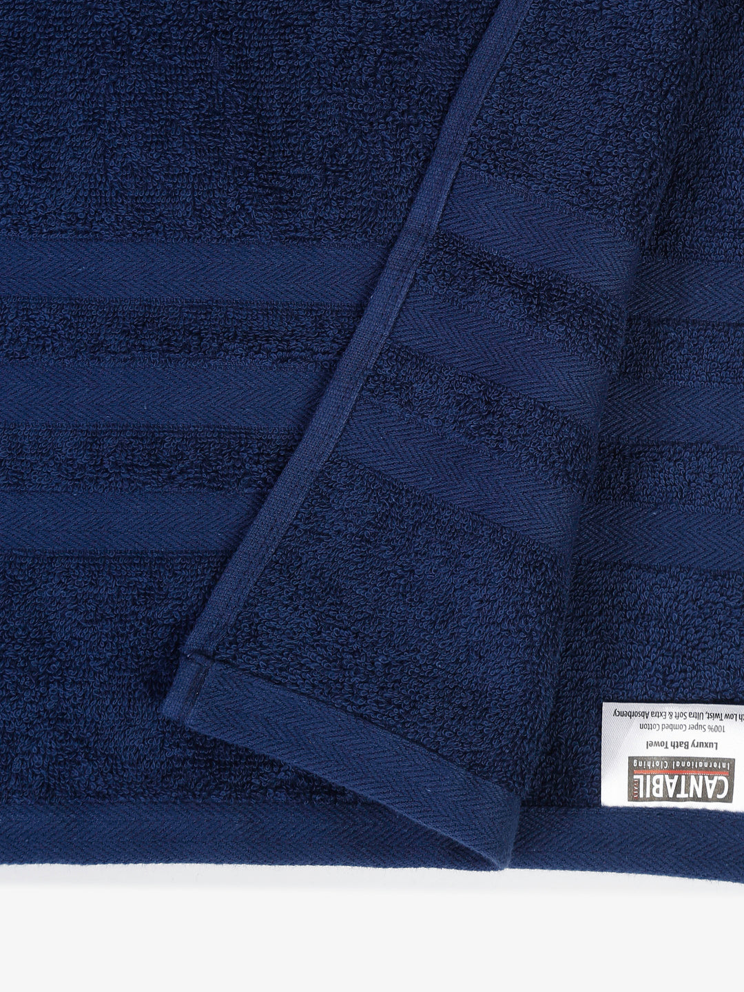 Cantabil Navy Bath Towel (6747100414091)