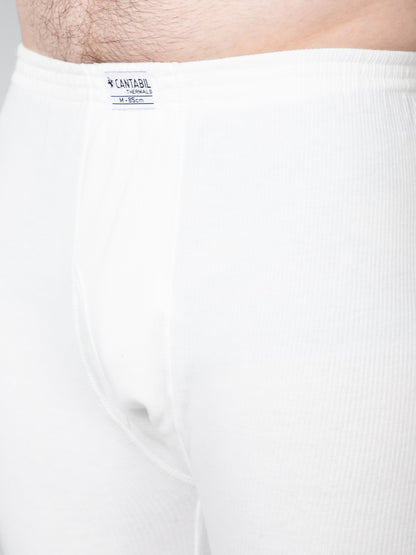 Cantabil Men Off White Thermal Trouser (7059021496459)